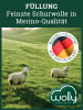 wolly MYWOOL Kopfkissen ''MEDIUM'' in Naturweiß