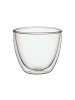 Villeroy & Boch 6er Set Doppelwandige Becher Manufacture Rock 250 ml in transparent