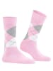 Burlington Socken 1er Pack in Rosa/Weiß/Hellgrau