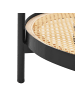Beliani Couchtisch RENO in Schwarz/Braun - (W) 80 x (H) 45 x (L) 80 cm