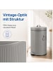 relaxdays Mülleimer in Grau - 20 Liter