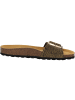 Palado Pantoletten Malta EGS Zebra Premium Leather in Olive