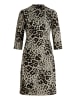 Betty Barclay Wickelkleid mit 3/4 Arm in Beige/Grau