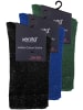 Yenita® 3 Paar Lurex Socken in Schwarz-Grün-Blau