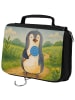Mr. & Mrs. Panda Kosmetiktasche Pinguin Lolli Design ohne Spruch in Weiß