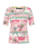Betty Barclay Basic Shirt mit Rippenstruktur in Rosé/Cream