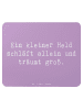 Mr. & Mrs. Panda Mauspad Spruch Alleine schlafen lernen mit Spruch in Lavendeltraum