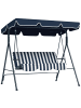 Outsunny Hollywoodschaukel 172L x 110B x 153H cm Blau