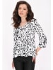 faina Women Blouse in white black