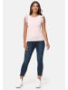 orsay T-Shirt Top uni lace in Peach Whip