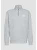 QS Sweatshirt in 9400_grau meliert