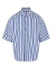 Urban Classics Short Sleeve Shirt in white/blue