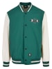 STARTER College-Jacken in darkfreshgreen/palewhite