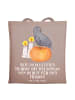 Mr. & Mrs. Panda festivaltasche Herbstvorfreude mit Spruch in Braun Pastell
