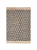 Beliani Kurzflor TELLIKAYA in Grau/Beige - (W) 200 x (L) 300 cm