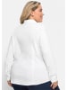 sheego Hemdbluse in weiß