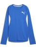 Puma T-Shirt "W CROSS THE LINE Longsleeve 3.0" in Blau