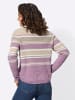 WITT WEIDEN Ringel-Pullover in violett-sesam-geringelt