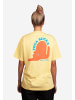 DillySocks T-Shirt Dilly Lazy Days in Hellgelb