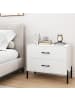 COSTWAY Kommode mit 2 Schubladen 71 x 40 x 61 cm in Weiß