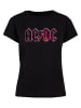 Merchcode Merchcode Damen Ladies ACDC - Distressed Logo Box Tee in black