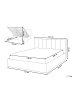 Beliani 2-tlg Doppelbett DREUX in Grau