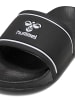 Hummel Badelatschen Pool Slide Lebensstil Mädchen in BLACK/WHITE