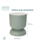 relaxdays Beistelltisch in Salbei - (H)46 x (Ø)36 cm