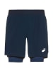 asics Laufshorts Road 2 in 1 in Dunkelblau