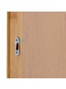 relaxdays Wandspiegel in Natur - (B)56 x (H)68 x (T)9,5 cm