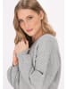 DreiMaster Damen Pullover in Grau Melange