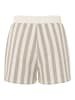 Pieces Shorts in Silver Mink