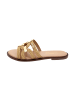Les Tropéziennes par M Belarbi Ledersandalen Les Gina Gold