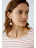 Oui Langarmshirt SUMIKO in rose white