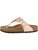 Birkenstock Zehensandale Gizeh Flowers Naturleder normal in rosa