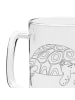 Mr. & Mrs. Panda Bierglas Schildkröte MHerzieren ohne Spruch in Transparent