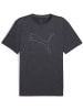 Puma T-Shirt "Tad Essential Heather Cat Tee (CF large Cat)" in Grau