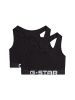 G-Star Raw Racerback Bralette 2er-Pack black