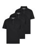 Redmond Poloshirt Basic in Schwarz