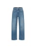 MAC HOSEN Ohio Barrel Jeans in Mid Blue Used Wash