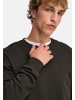 ONLY & SONS Sweatshirt Connor in Dunkelblau / braun