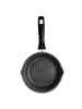 Stoneline Stielkasserolle 18 cm | mit Deckel in Anthrazit