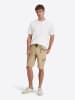 Timezone Knielange Cargo Shorts Gürtel Regular Passform in Beige