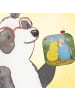 Mr. & Mrs. Panda Bierdeckel Wellensittich Liebe Design ohne Spruch in Weiß