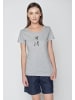 GreenBomb T-Shirt Bike Romantic in Heidekraut Grau