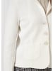 MADELEINE Kurzer Jerseyblazer mit modischer Struktur in wollweiß