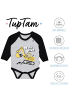 TupTam Jungen Baby Body Langarm 5er Pack in blau/grau