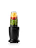 Gourmet Maxx Smoothie Maker 500W schwarz Set 6-tlg. inkl. 2 Becher 540ml/480ml Schwarz