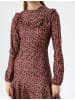 KOTON Kleid in Braun Gemustert