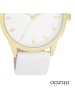 Oozoo Analog-Armbanduhr Oozoo Timepieces weiß groß (ca. 40mm)